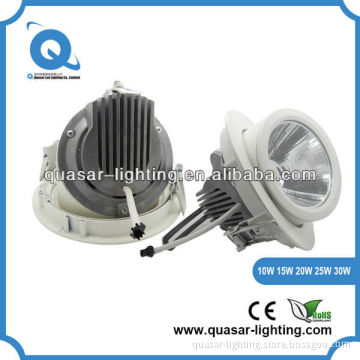 High power 85Ra 30W high lumen recessed dimmer led downlight modern ceiling lights